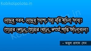 Moder gorob moder asha kobita lyrics মোদের গরব, মোদের আশা কবিতা