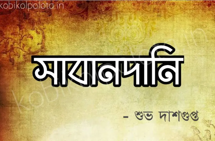 Shabandani kobita poem lyrics সাবানদানি কবিতা – শুভ দাশগুপ্ত