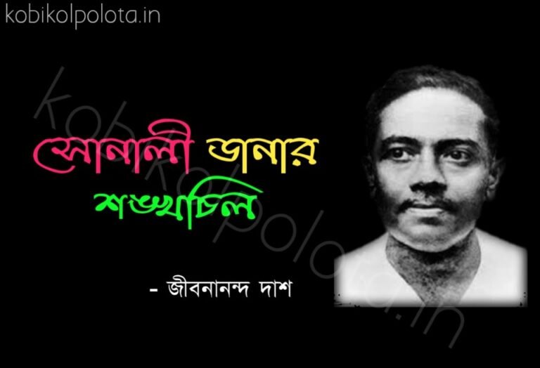 Sonali danar sankhachil Jibanananda Das সোনালী ডানার শঙ্খচিল জীবনানন্দ দাশ