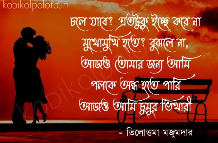 Bengali Love Poem, Chumur bikhari premer kobita lyrics written by Tilottama Majumder বাংলা প্রেমের কবিতা, চুমুর ভিখারী লিখেছেন তিলোত্তমা মজুমদার।